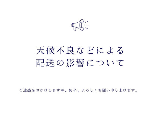 台風10号による配送への影響について